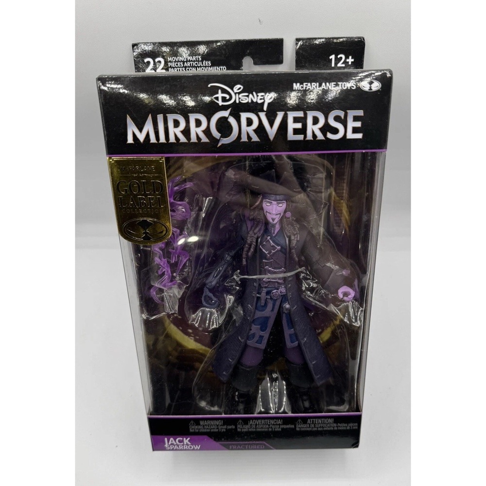 Disney Mirrorverse 7" Jack Sparrow McFarlane Toys Gold Label Collection Figure